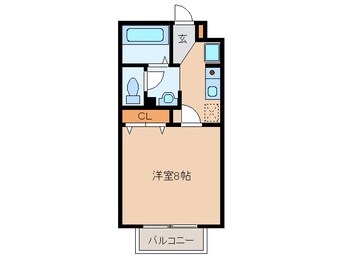 間取図 日豊本線/中津駅 徒歩12分 2階 築16年