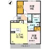 日豊本線/中津駅 徒歩33分 3階 築10年 2LDKの間取り