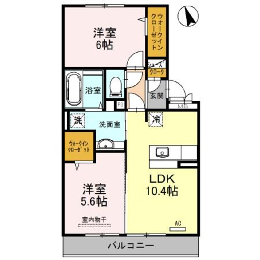 間取図 日豊本線/中津駅 徒歩28分 3階 築8年