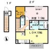 日豊本線/中津駅 徒歩34分 1-2階 築11年 1LDKの間取り