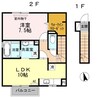 日豊本線/中津駅 徒歩34分 1-2階 築11年 1LDKの間取り