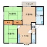 日豊本線/中津駅 徒歩33分 2階 築29年 3DKの間取り