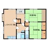 日豊本線/中津駅 徒歩38分 1階 築37年 2LDKの間取り