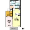 日豊本線/中津駅 徒歩23分 2階 築8年 1LDKの間取り