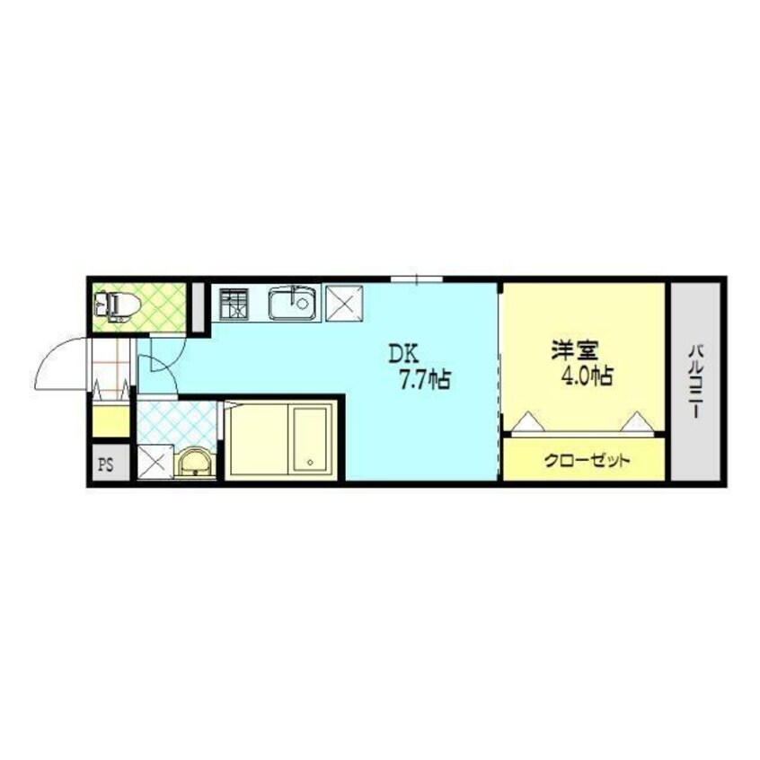 間取図 日豊本線/吉富駅 徒歩2分 1階 築6年