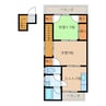 日豊本線/中津駅 徒歩29分 2階 築35年 2DKの間取り