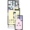日豊本線/吉富駅 徒歩3分 1階 築7年 1LDKの間取り