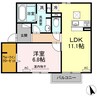 日豊本線/中津駅 徒歩29分 1階 築7年 1LDKの間取り