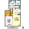 日豊本線/中津駅 徒歩19分 2階 築3年 1LDKの間取り