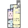 日豊本線/中津駅 徒歩16分 1階 築3年 1LDKの間取り