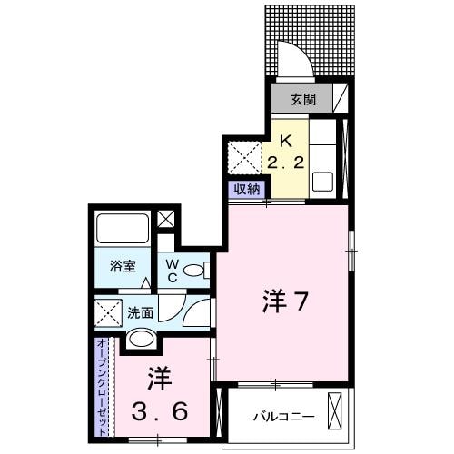 間取り図 日豊本線/中津駅 徒歩6分 1階 築11年
