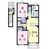 日豊本線/中津駅 徒歩35分 1-2階 築12年 2LDKの間取り