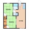 日豊本線/中津駅 徒歩22分 1階 築39年 2DKの間取り