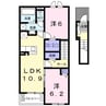 日豊本線/中津駅 徒歩23分 1-2階 築浅 2LDKの間取り