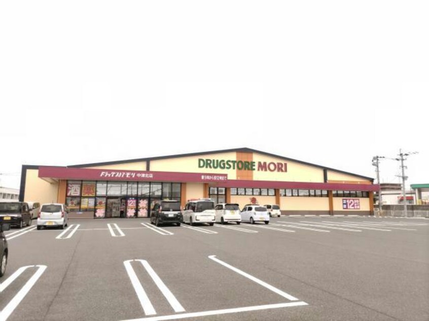 ドラッグストアモリ中津北店(ドラッグストア)まで1209m 日豊本線/中津駅 徒歩23分 1-2階 築2年