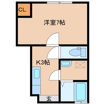 間取図 日豊本線/東中津駅 徒歩18分 1階 築1年