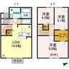 日豊本線/宇島駅 徒歩8分 1-2階 築9年 3LDKの間取り