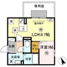 日豊本線/吉富駅 徒歩6分 1階 1年未満 1LDKの間取り