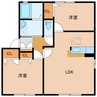 日豊本線/中津駅 徒歩28分 1階 築20年 2LDKの間取り