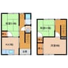 日豊本線/中津駅 徒歩14分 1-2階 築39年 3Kの間取り