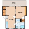 日豊本線/中津駅 徒歩12分 1階 築33年 1LDKの間取り