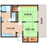 日豊本線/中津駅 徒歩12分 1階 築33年 2DKの間取り