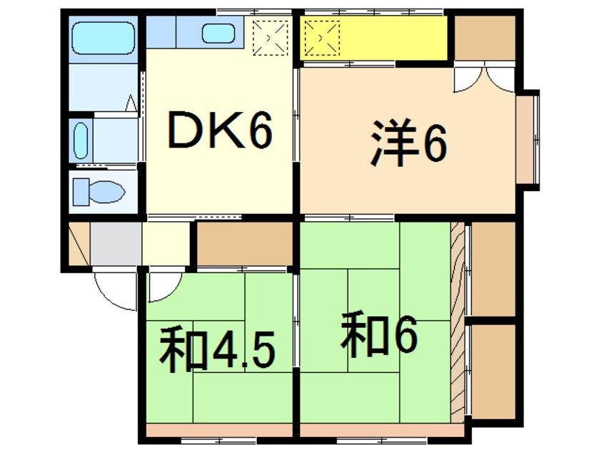 間取図 パレスＡ