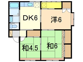 間取図 パレスＡ