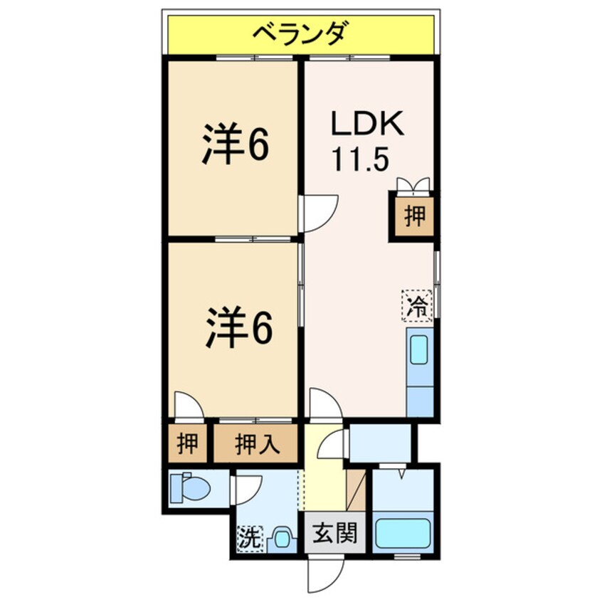 間取図 アーバンステージ七番館