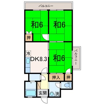 間取図 アーバンステージ七番館