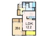 ライフＢ 1LDKの間取り