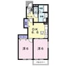 グランメゾンＭ 2DKの間取り