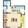 AVITA21 1DKの間取り