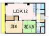 千歳パークマンション 2LDKの間取り