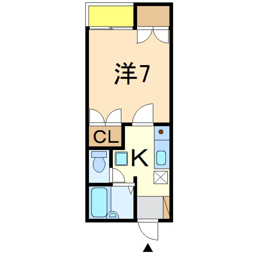 間取図 アペックス・イン江陽