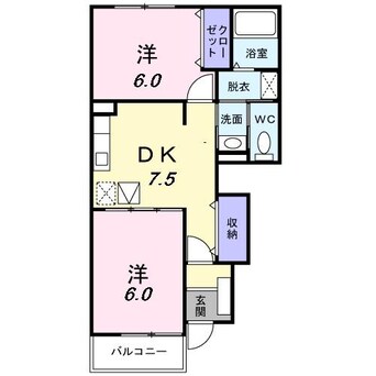 間取図 プラシードＫ