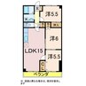 旭町いづみプラザ 3LDKの間取り