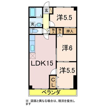 間取図 旭町いづみプラザ