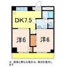 旭町いづみプラザ 2DKの間取り