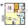 パレッティ 1LDKの間取り