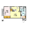 クロスtwo旭岡の間取図
