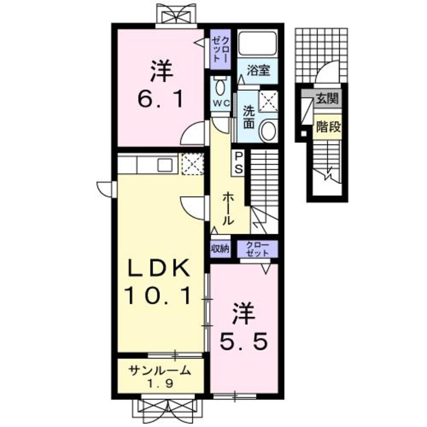 間取図 グランツハウスＭ