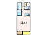グランシャリオ（小千谷） 1Rの間取り