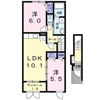 間取図 カーサ・フェリーチェ