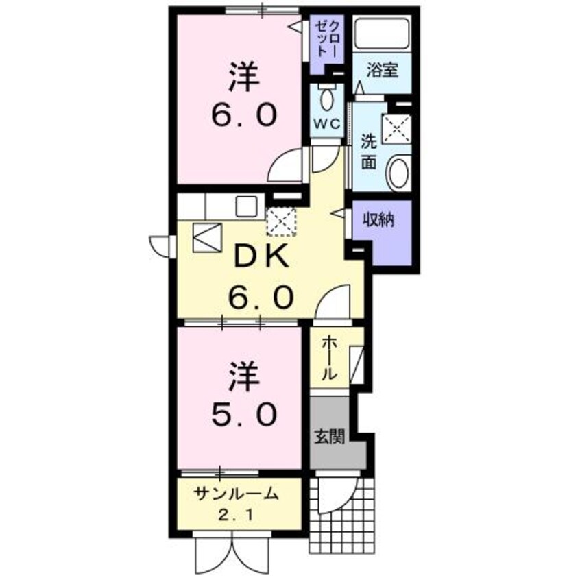 間取図 カーサ・フェリーチェ