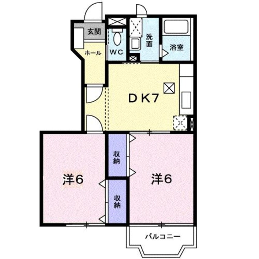 間取図 パルクアベニューイースト