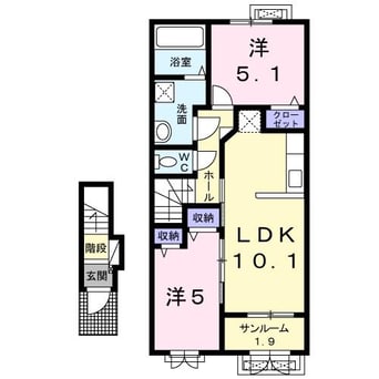 間取図 ドゥアーレB