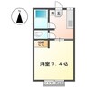 マエサンハイツ希望が丘 1Kの間取り