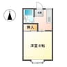 マエサンハイツ希望が丘 1Kの間取り