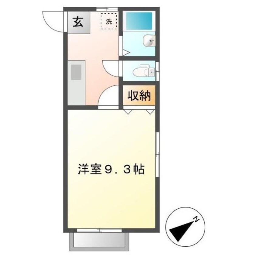 間取図 パークサイド長峰Ⅱ